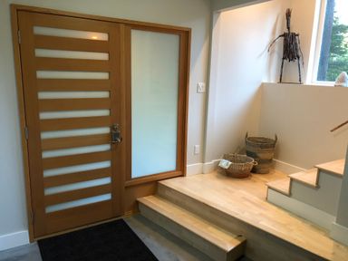 Front entry area of house
